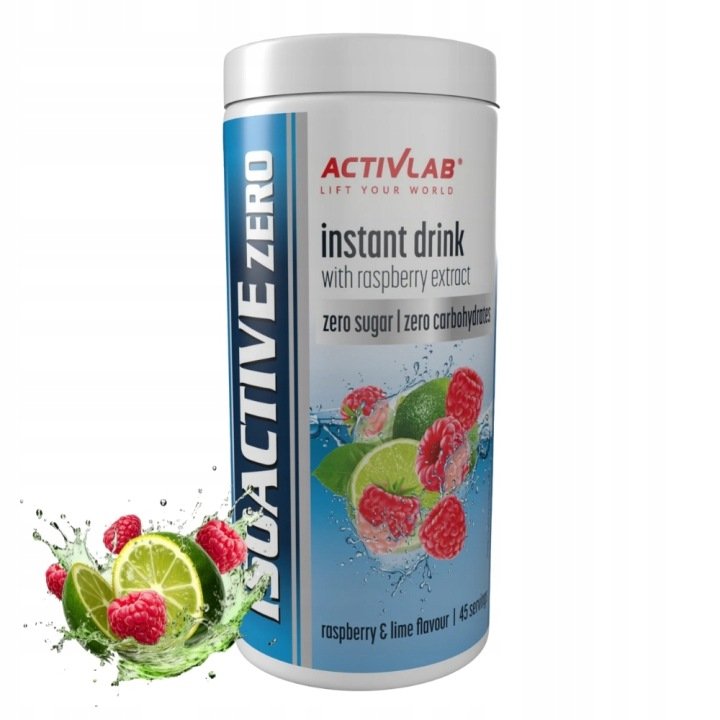 ACTIVLAB ISOACTIVE ZERO 225g ELEKTROLITY NAWODNIENIE ENERGIA I POBUDZENIE