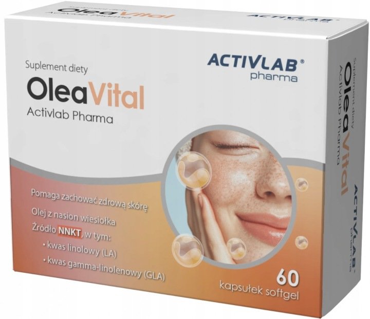 ACTIVLAB OleaVital olej z nasion wiesiołka LA GLA SKÓRA 60 kapsułek