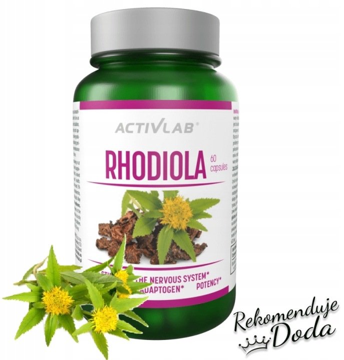 ACTIVLAB RHODIOLA RÓŻENIEC GÓRSKI ADAPTOGEN STRES SPOKÓJ PAMIĘĆ ENERGIA
