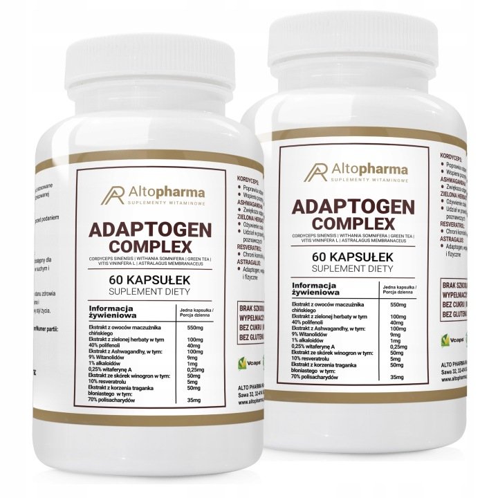 ADAPTOGEN-COMPLEX-Ashwagandha-Maczuznik-Chinski-Stres-Spokoj-Pamiec-120-kap ADAPTOGEN COMPLEX Ashwagandha Maczużnik Chiński Stres Spokój Pamięć 120 kap