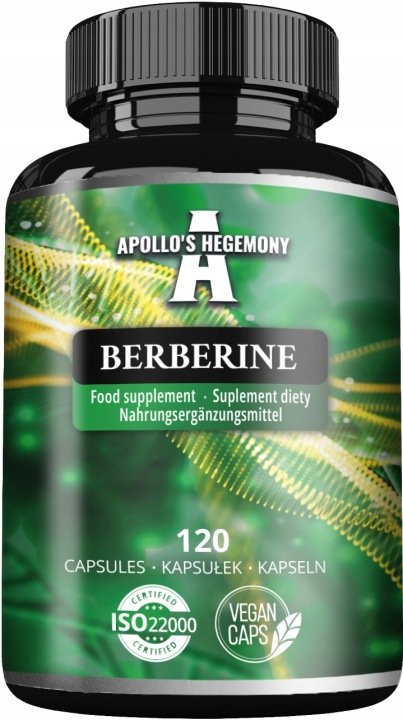 AH-Berberine-120-kapsulek-Berberyna-333-mg-insulina-metabolizm AH Berberine 120 kapsułek - Berberyna 333 mg, insulina metabolizm