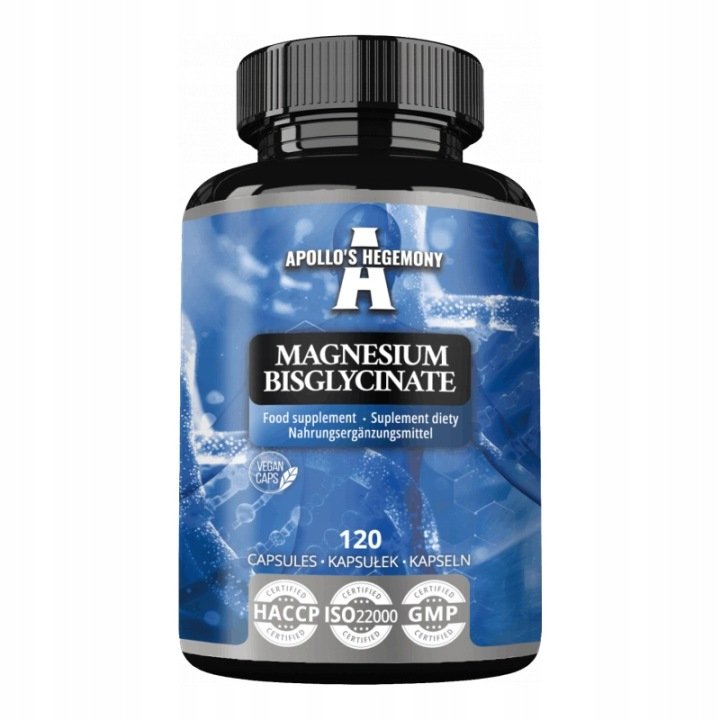 AH-Diglicynian-Magnezu-120-kaps-Chelatowany-magnez-lagodny-dla-zoladka AH Diglicynian Magnezu 120 kaps. - Chelatowany magnez, łagodny dla żołądka