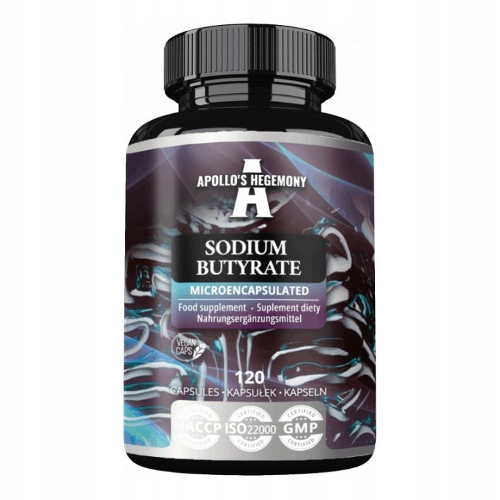 AH Sodium Butyrate 120 kaps. Maślan sodu