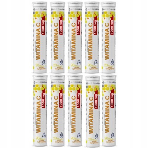 ALG Pharma Witamina C 1000 mg ZESTAW 10x 20 tabletek musujących #