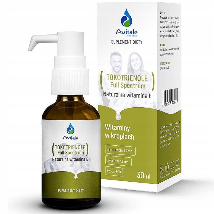 ALINESS Avitale TOKOTRIENOLE Witamina E Naturalna w kroplach 30 ml EVNol