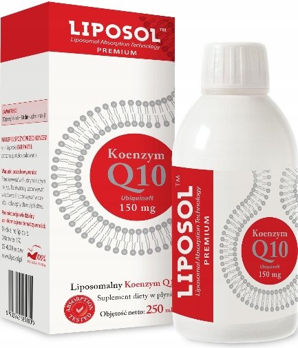 ALINESS Liposol Premium KOENZYM Q10 LIPOSOMALNY UbiquinoN NATURALNY