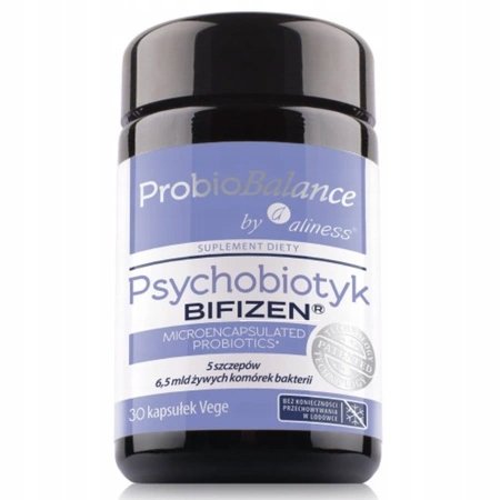 ALINESS-PSYCHOBIOTYK-ProbioBALANCE-BIFIZEN-6-5-mld-5-szczepow-30-kapsulek ALINESS PSYCHOBIOTYK ProbioBALANCE BIFIZEN 6,5 mld 5 szczepów 30 kapsułek
