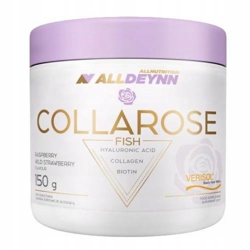 ALLNUTRITION-Alldeynn-Collarose-Fish-Kolagen-Malina-Poziomka-na-skore-150g ALLNUTRITION Alldeynn Collarose Fish Kolagen Malina-Poziomka na skórę 150g