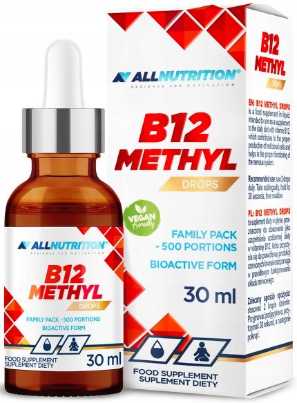 ALLNUTRITION-B12-Methyl-witamina-B-30-ml ALLNUTRITION B12 Methyl witamina B 30 ml