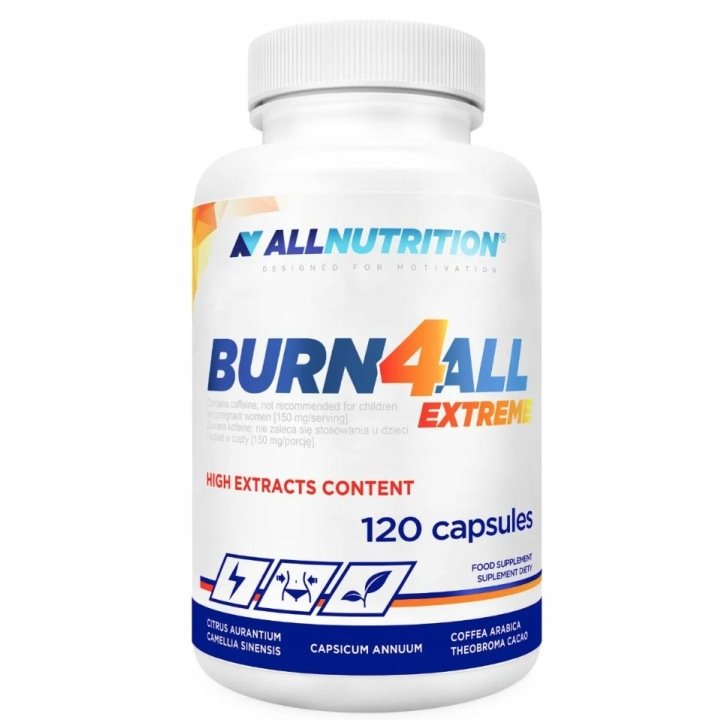 ALLNUTRITION-BURN-4-ALL-EXTREME-120KAP-SPALACZ-TLUSZCZU-ODCHUDZANIE-ENERGIA ALLNUTRITION BURN 4 ALL EXTREME 120KAP SPALACZ TŁUSZCZU ODCHUDZANIE ENERGIA