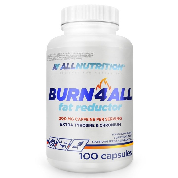 ALLNUTRITION-BURN4ALL-SPALACZ-TLUSZCZU-100-KAP-ODCHUDZANIE-REDUKCJA-ENERGIA ALLNUTRITION BURN4ALL SPALACZ TŁUSZCZU 100 KAP ODCHUDZANIE REDUKCJA ENERGIA