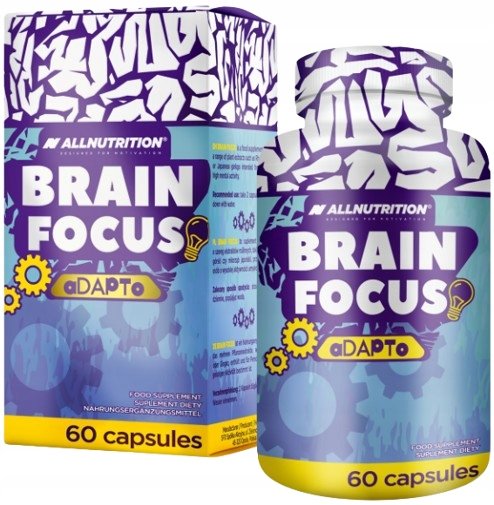 ALLNUTRITION-Brain-Focus-pamiec-koncentracja-uklad-nerwowy-60-kapsulek ALLNUTRITION Brain Focus pamięć koncentracja układ nerwowy 60 kapsułek