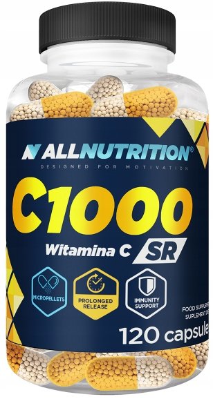 ALLNUTRITION-C1000-SR-witamina-C-odpornosc-120-kapsulek ALLNUTRITION C1000 SR witamina C odporność 120 kapsułek
