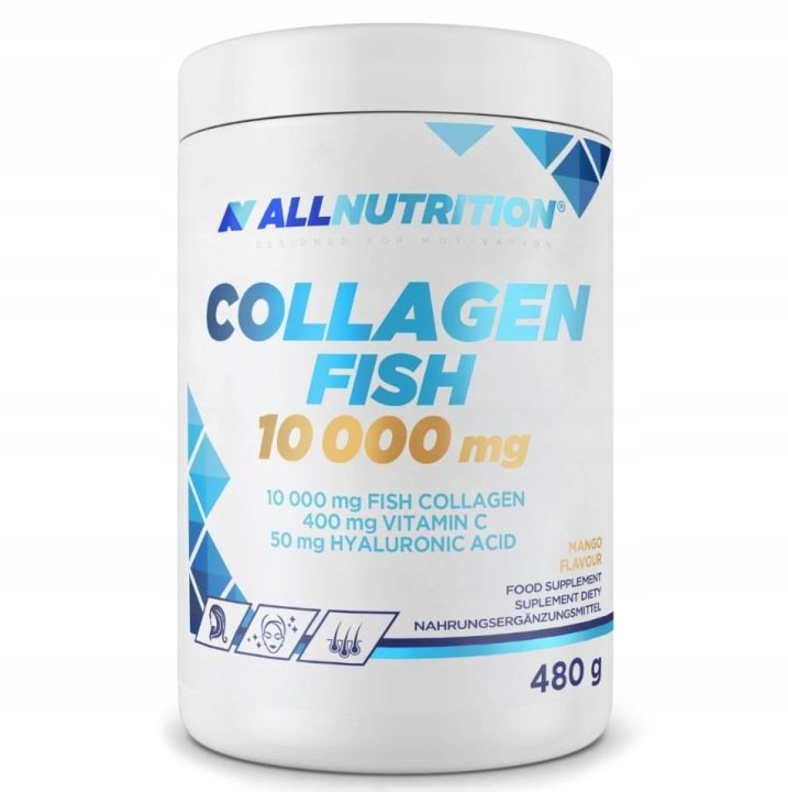 ALLNUTRITION-COLLAGEN-FISH-10-000-mg-480g-MANGO-STAWY-MIESNIE-KOSCI-SKORA ALLNUTRITION COLLAGEN FISH 10 000 mg 480g MANGO STAWY MIĘŚNIE KOŚCI SKÓRA