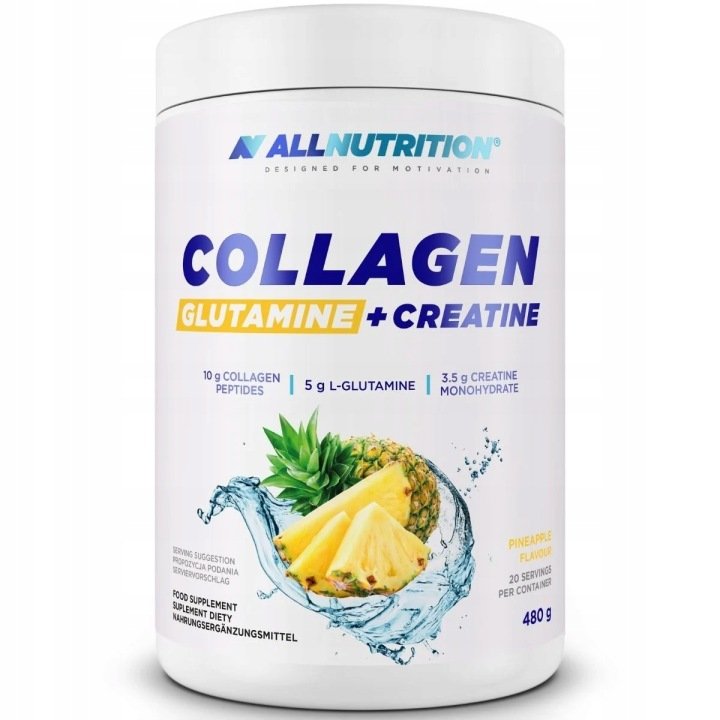ALLNUTRITION-COLLAGEN-GLUTAMINE-CREATINE-480-g-ANANAS-KOLAGEN-10-000-mg ALLNUTRITION COLLAGEN GLUTAMINE + CREATINE 480 g ANANAS KOLAGEN 10 000 mg