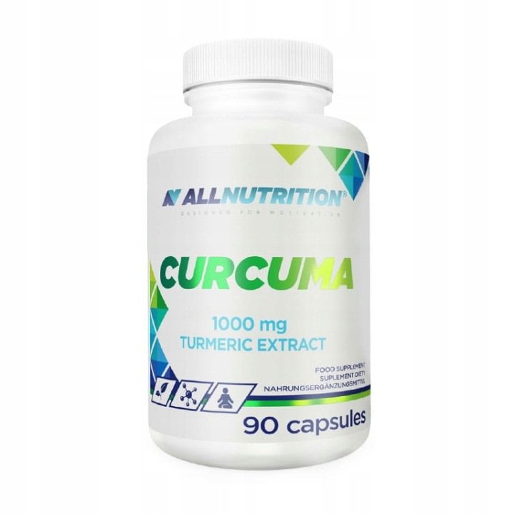 ALLNUTRITION-CURCUMA-kurkuma-kurkumina-90-kapsulek ALLNUTRITION CURCUMA - kurkuma, kurkumina 90 kapsułek