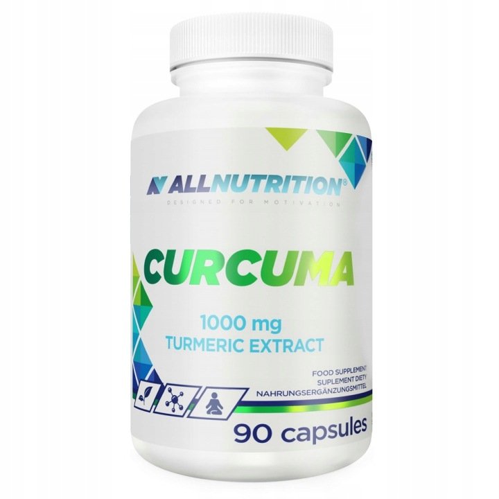 ALLNUTRITION-Curcuma-90-kapsulek ALLNUTRITION Curcuma 90 kapsułek