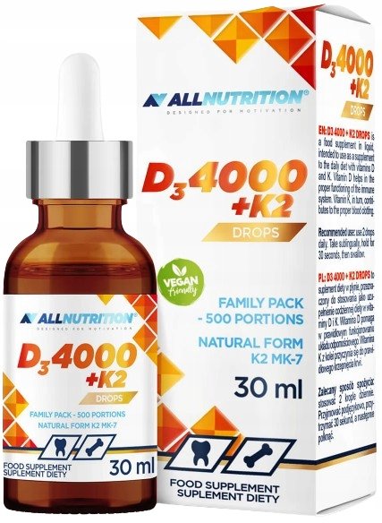 ALLNUTRITION-D3-4000-K2-witamina-D-K-ODPORNOSC-krople-30-ml ALLNUTRITION D3 4000 + K2 witamina D K ODPORNOŚĆ krople 30 ml
