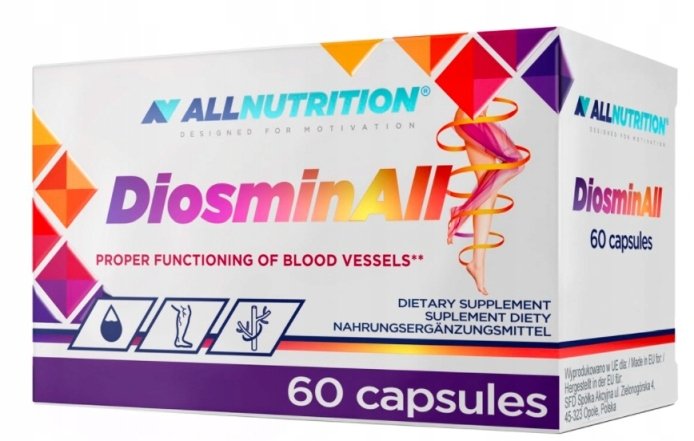 ALLNUTRITION-Diosminall-60-Kap-DIOSMINA ALLNUTRITION Diosminall 60 Kap DIOSMINA