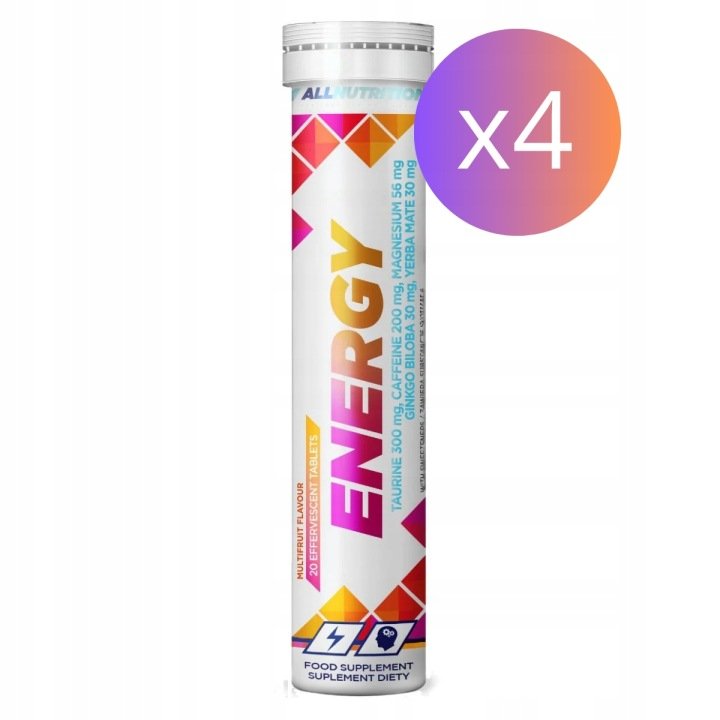 ALLNUTRITION-ENERGY-TABLETKI-MUSUJACE-Z-KOFEINA-ENERGIA-4x-20-TAB-ZESTAW ALLNUTRITION ENERGY TABLETKI MUSUJĄCE Z KOFEINĄ ENERGIA 4x 20 TAB ZESTAW