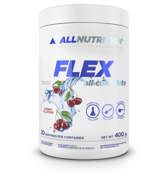 ALLNUTRITION-FLEX-ALL-COMPLETE-400G-SMAK-WISNIA-STAWY-KOSCI-MIESNIE-KOLAGEN ALLNUTRITION FLEX ALL COMPLETE 400G SMAK WIŚNIA STAWY KOŚCI MIĘŚNIE KOLAGEN