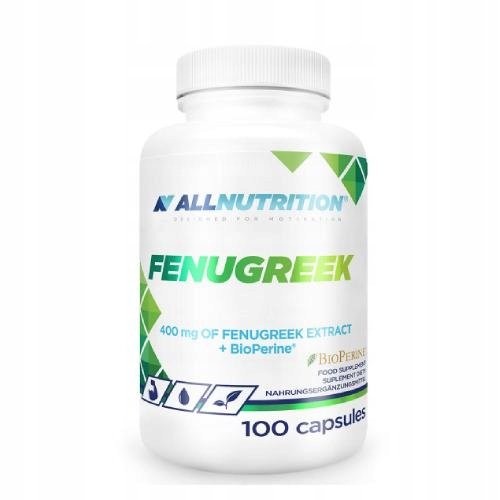 ALLNUTRITION-Fenugreek-100-kapsulek ALLNUTRITION Fenugreek, 100 kapsułek