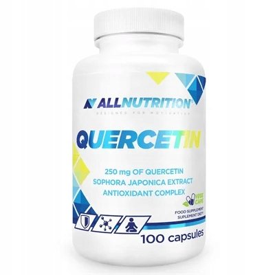 ALLNUTRITION-KWERCETYNA-250mg-QUERCETIN-100-KAPSULEK-EKSTRAKT-98-ODPORNOSC ALLNUTRITION KWERCETYNA 250mg QUERCETIN 100 KAPSUŁEK EKSTRAKT 98% ODPORNOŚĆ