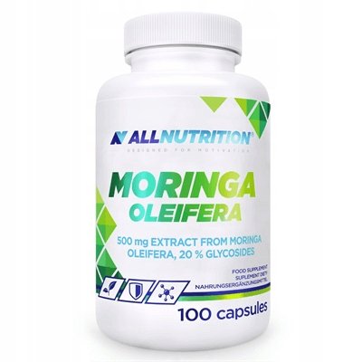 ALLNUTRITION-MORINGA-OLEIFERA-100KAP-ODPORNOSC-INFEKCJE-BAKTERIE-ZAPALENIE ALLNUTRITION MORINGA OLEIFERA 100KAP ODPORNOŚĆ INFEKCJE BAKTERIE ZAPALENIE