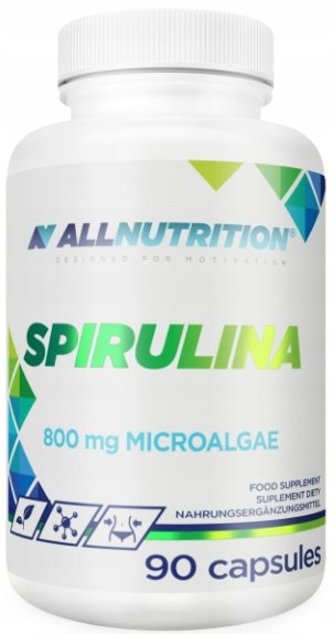ALLNUTRITION-Spirulina-algi-odpornosc-zmeczenie-stres-90-kapsulek ALLNUTRITION Spirulina algi odporność zmęczenie stres 90 kapsułek