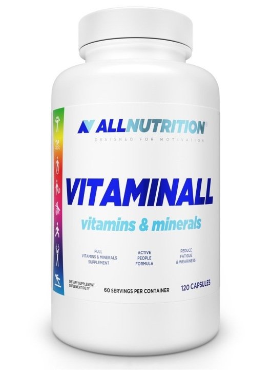 ALLNUTRITION-VITAMINALL-120KAPSULEK-WITAMINY-I-MINERALY-REGENERACJA-ZDROWIE ALLNUTRITION VITAMINALL 120KAPSUŁEK WITAMINY I MINERAŁY REGENERACJA ZDROWIE