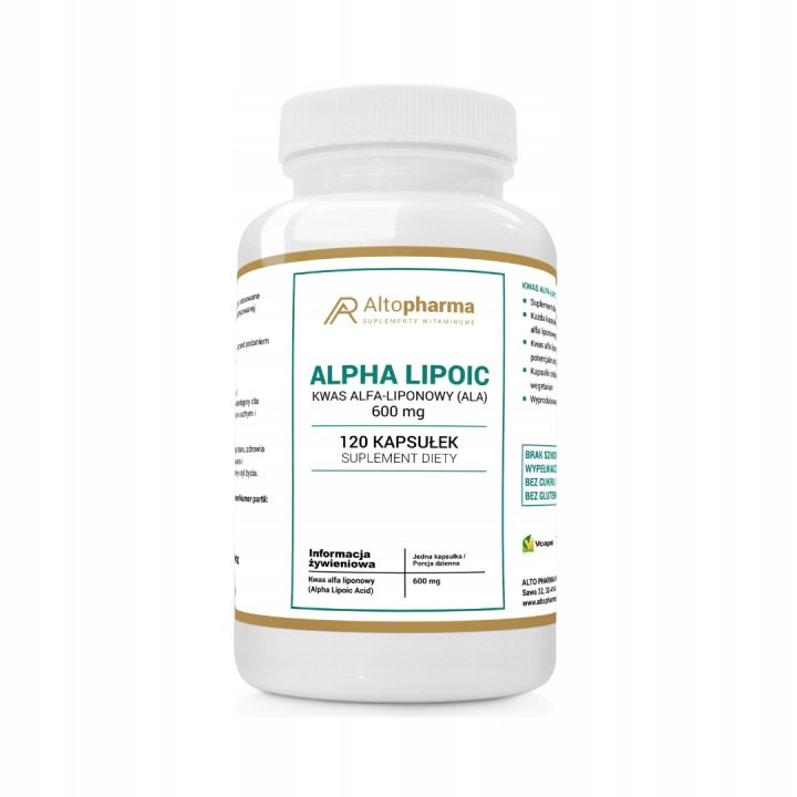 ALTO-PHARMA-Kwas-Alfa-Liponowy-ALA-600mg-120-kapsulek ALTO PHARMA Kwas Alfa Liponowy (ALA) 600mg 120 kapsułek