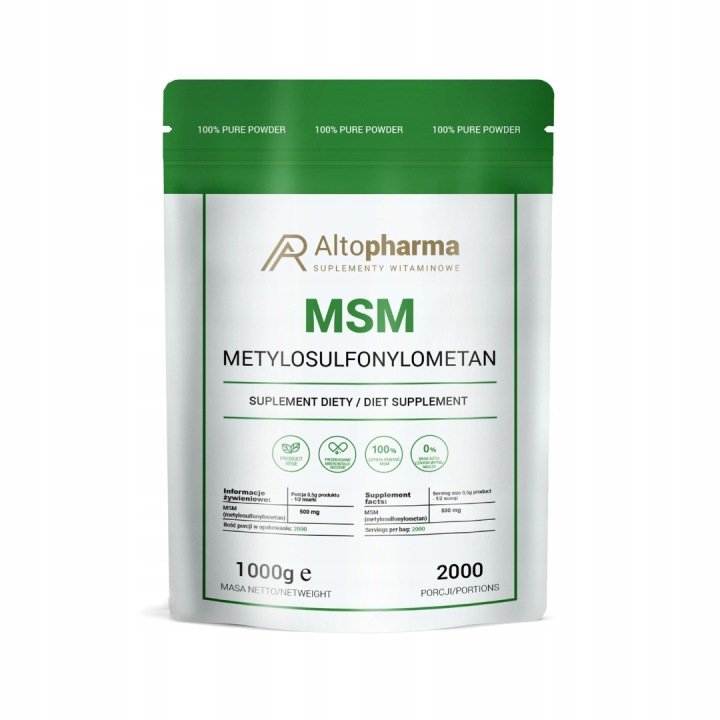 ALTO-PHARMA-MSM-500-mg-Siarka-organiczna-w-proszku-1000g ALTO PHARMA MSM 500 mg Siarka organiczna w proszku 1000g
