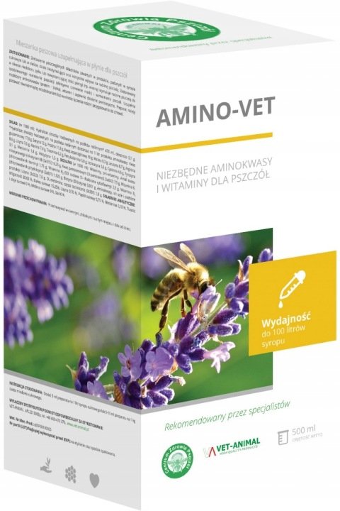 AMINO-VET-substytut-pylku-pszczelego-0-5l AMINO-VET – substytut pyłku pszczelego 0,5l