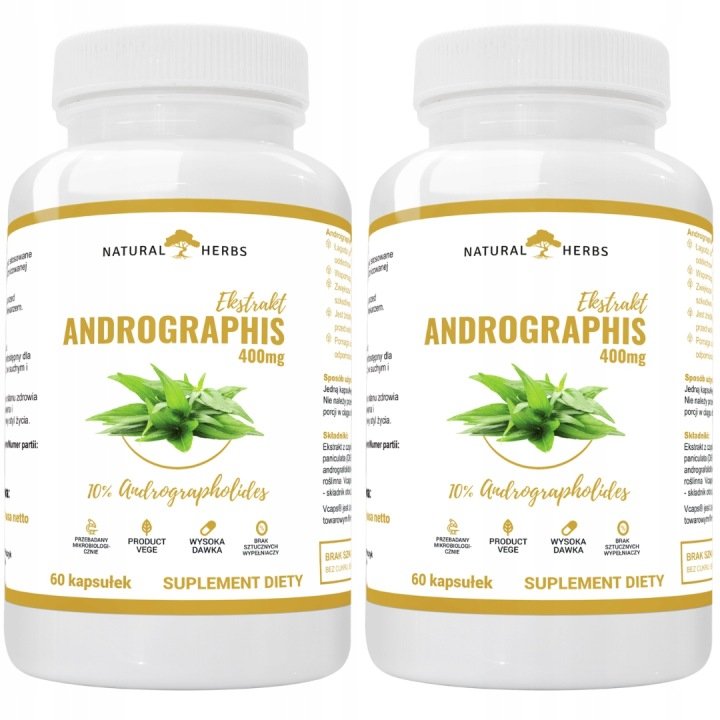ANDROGRAPHIS-1-1-GRATIS-400-mg-Uklad-Odpornosciowy-Ekstrakt-2-x-60-kap ANDROGRAPHIS 1+1 GRATIS 400 mg Układ Odpornościowy Ekstrakt 2 x 60 kap