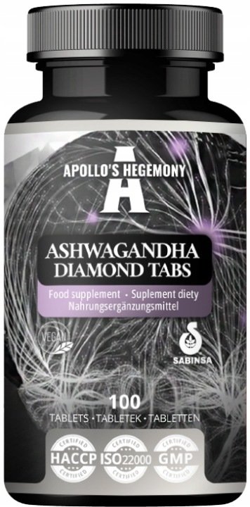 APOLLO-S-HEGEMONY-Ashwagandha-Diamond-Tabs-100-tabletek APOLLO'S HEGEMONY Ashwagandha Diamond Tabs 100 tabletek