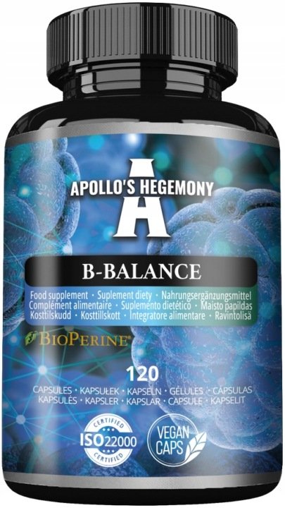 APOLLO-S-HEGEMONY-B-Balance-120-kaps-witaminy-z-grupy-B-kompleks APOLLO'S HEGEMONY B-Balance 120 kaps. witaminy z grupy B kompleks