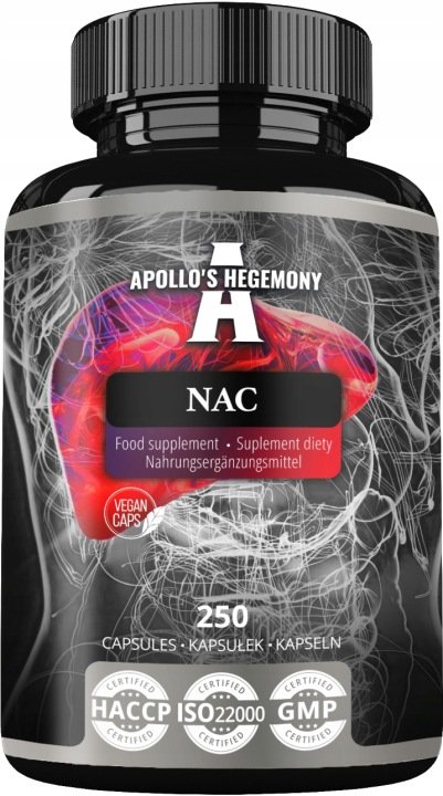 APOLLO-S-HEGEMONY-NAC-250-kaps-N-acetylocysteina APOLLO'S HEGEMONY NAC 250 kaps. N-acetylocysteina