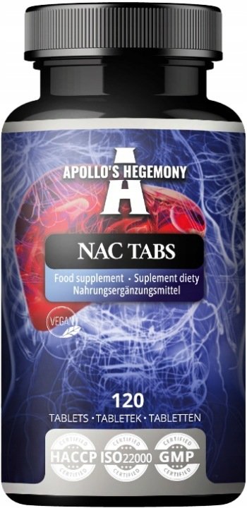 APOLLO-S-HEGEMONY-NAC-Tabs-120-tab-N-acetylocysteina APOLLO'S HEGEMONY NAC Tabs 120 tab. N-acetylocysteina