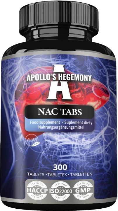 APOLLO-S-HEGEMONY-NAC-Tabs-300-tab-N-acetylocysteina APOLLO'S HEGEMONY NAC Tabs 300 tab. N-acetylocysteina