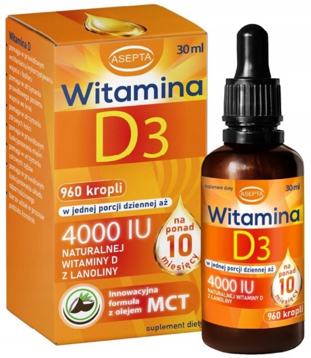 ASEPTA-Witamina-D3-Forte-4000-IU-w-dziennej-porcji-krople-30-ml ASEPTA Witamina D3 Forte 4000 IU w dziennej porcji krople 30 ml