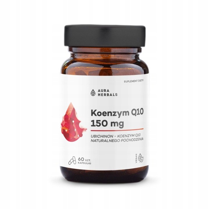 AURA-HERBALS-Koenzym-Q10-150-mg-60-kapsulek AURA HERBALS Koenzym Q10 150 mg 60 kapsułek