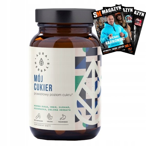 AURA HERBALS MÓJ CUKIER PRAWIDŁOWY POZIOM 60 kaps