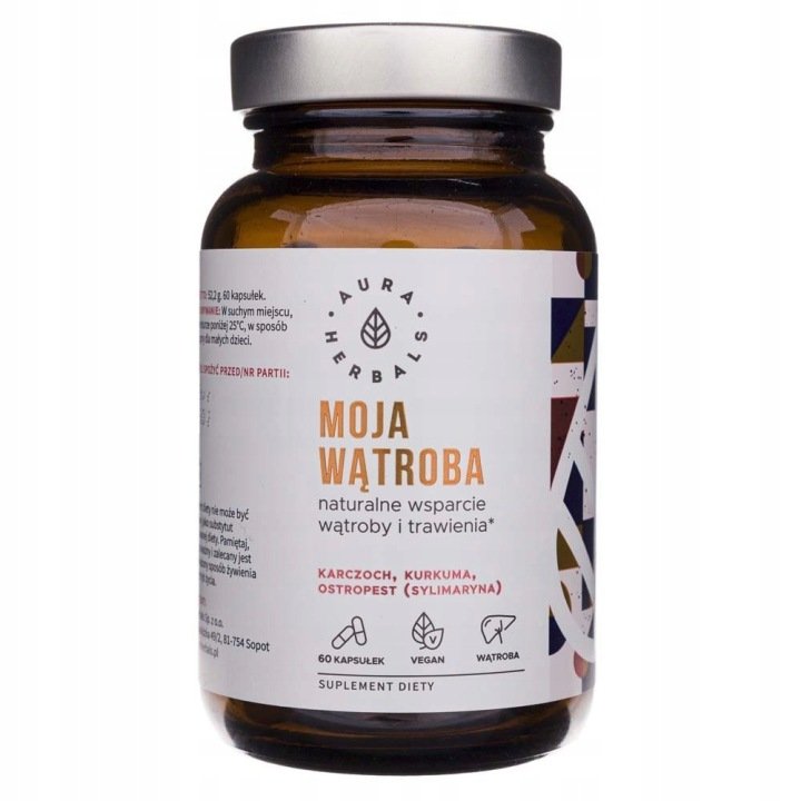 AURA HERBALS MOJA WĄTROBA KARCZOCH OSTROPEST 60K