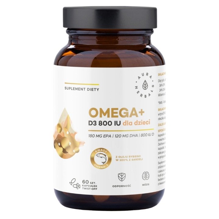 AURA-HERBALS-OMEGA-WITAMINA-D3-DLA-DZIECI-60KAPS-EPA-DHA-OLEJ-RYBI-KOSCI AURA HERBALS OMEGA + WITAMINA D3 DLA DZIECI 60KAPS EPA DHA OLEJ RYBI KOŚCI