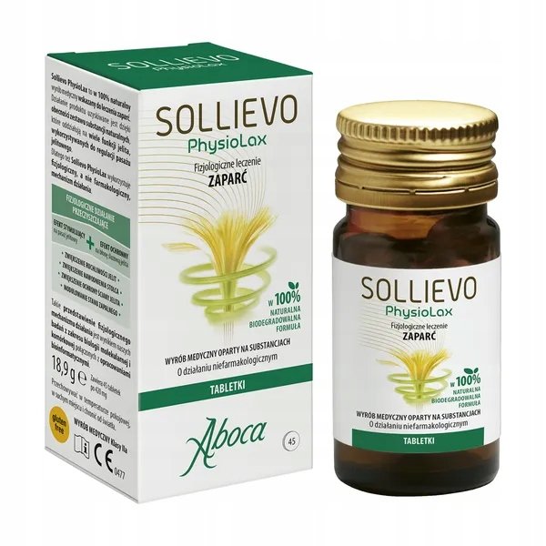 Aboca Sollievo PhysioLax Fizjologiczne leczenie Zaparć 45 tabl.