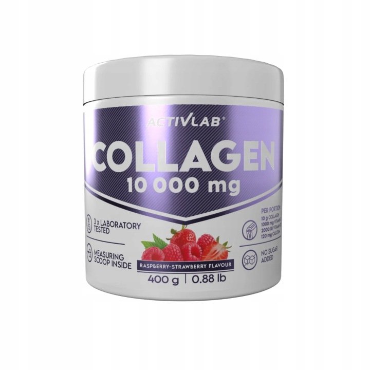 Activlab Collagen 10 000 mg malina truskawka, 400 g