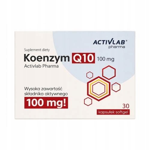 Activlab Pharma Koenzym Q10 100 mg, układ krążenia, serce, 30 kapsułek