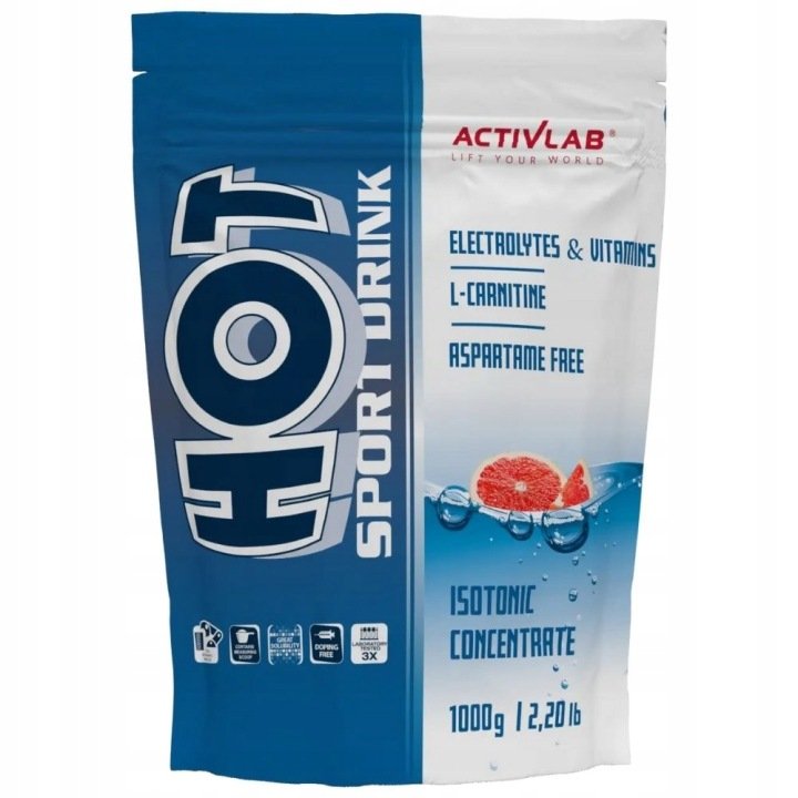 Activlab Sport Napój Izotoniczny Węglowodany Regeneracja Grejpfrut 1000 g