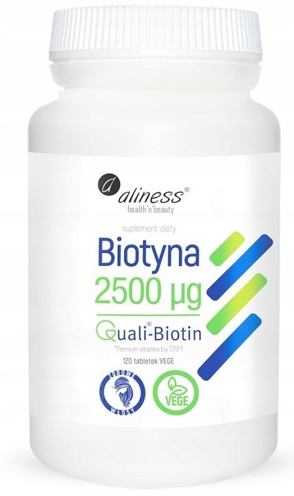 Aliness BIOTYNA SKÓRA WŁOSY PAZNOKCIE 120tab