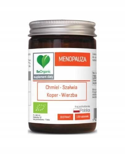 Aliness-BeOrganic-Menopauza-BIO-450-mg-100-tabletek Aliness BeOrganic, Menopauza BIO 450 mg, 100 tabletek